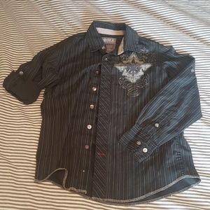 DRILL Small(8) casual dress shirt